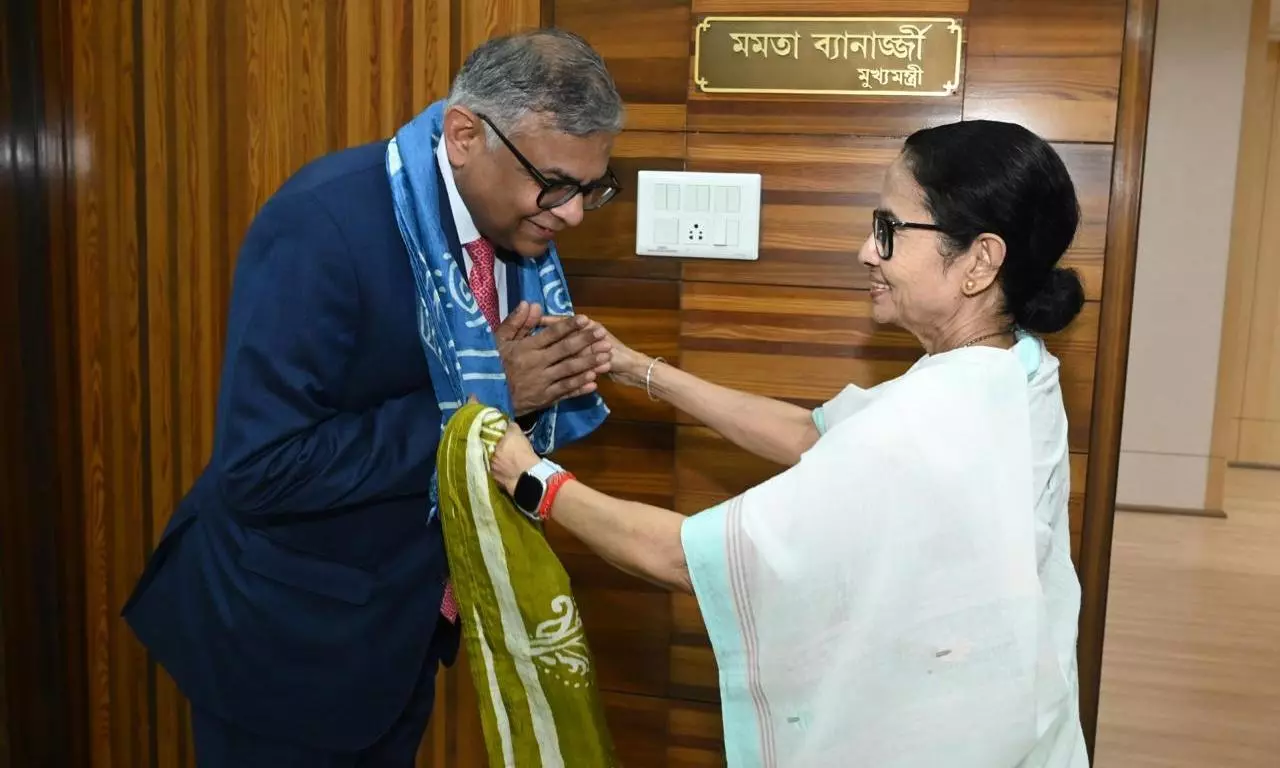 Tata Sons Chairman Natarajan Chandrasekaran Meets Mamata Banerjee