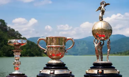Meghalaya CM Unveils 134th Durand Cup Trophy Meghalaya CM Unveils 134th Durand Cup Trophy
