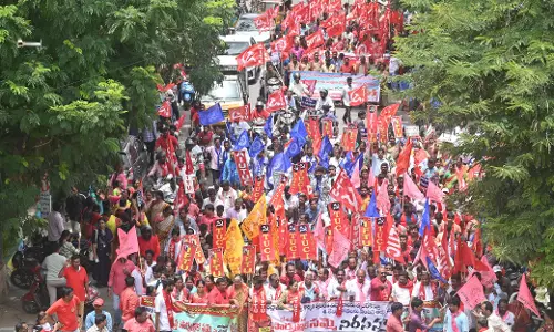 Telangana Gig Workers Support Flash Strike