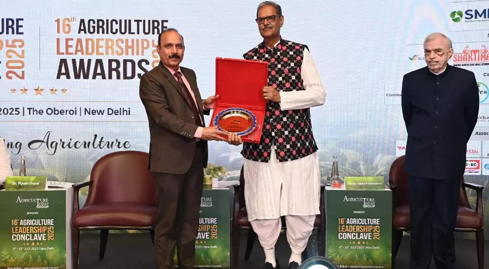 Odisha Bags Best State Award for Agriculture Leadership Conclave