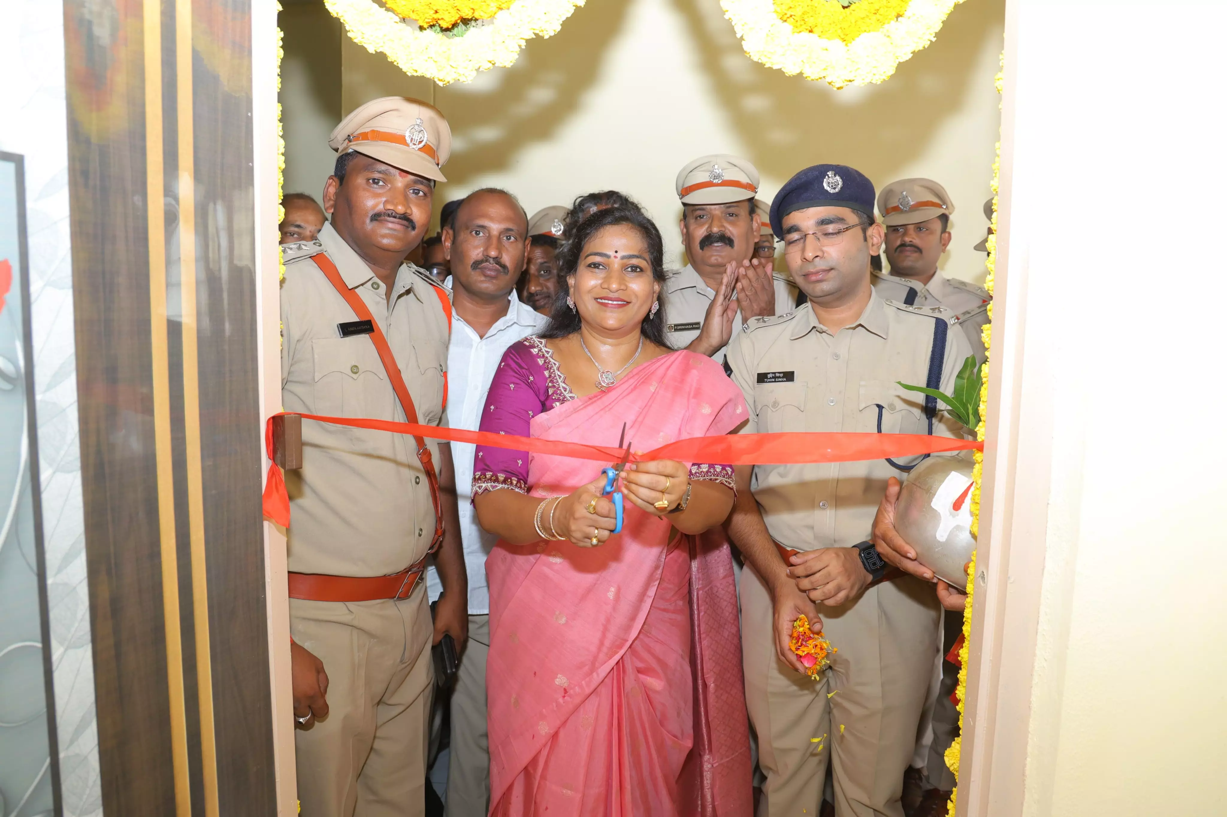 AP Home Minister Inaugurates CCTV Control Room