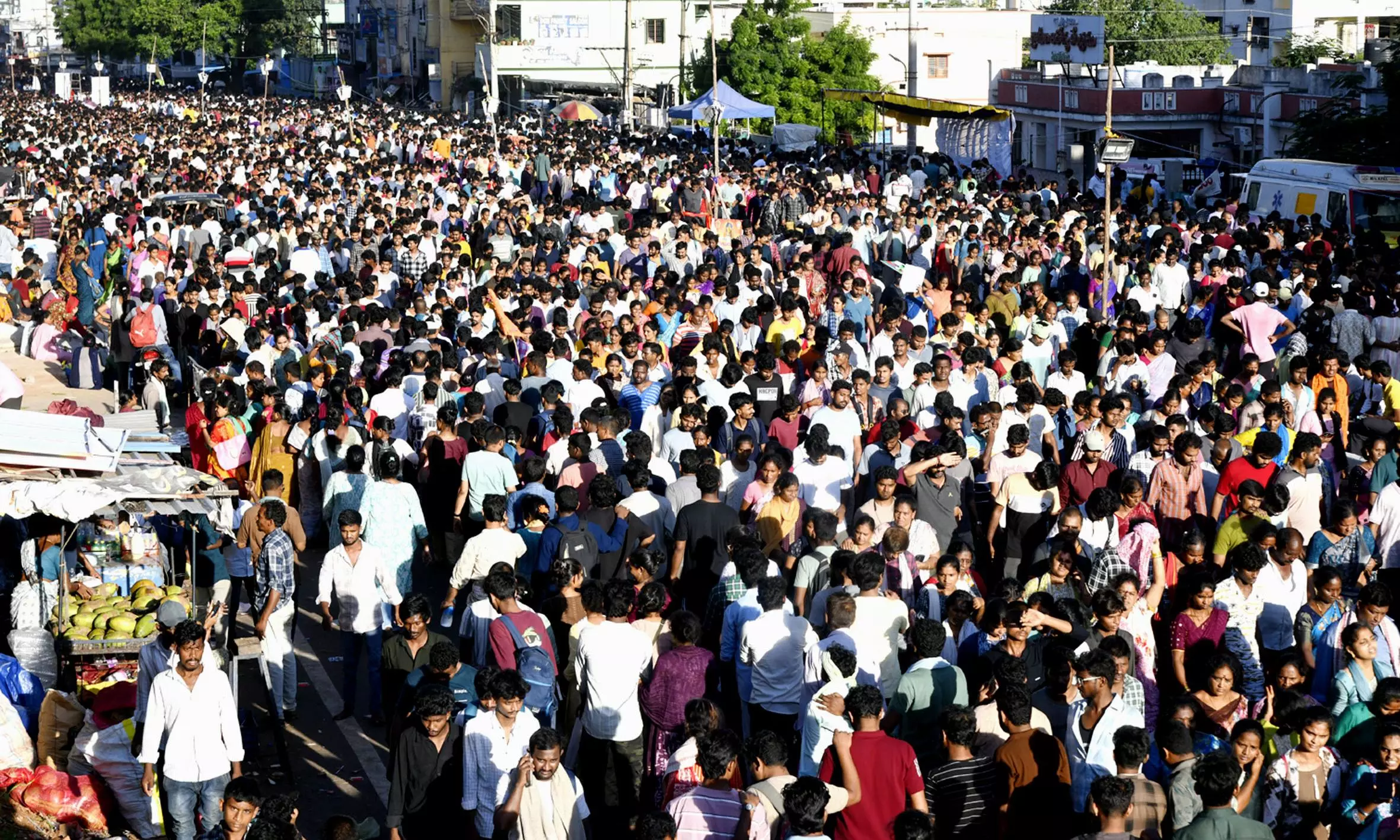 Sea of Devotees Throngs Simhachalam Temple on Ashada Pournami