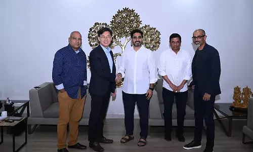 Khush Tech CEO Eric Shin Meets Nara Lokesh Khush Tech CEO Eric Shin Meets Nara Lokesh
