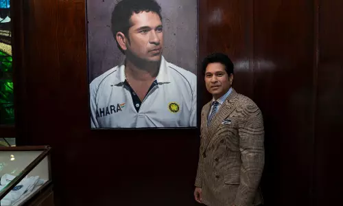 Sachin Tendulkars Portrait Unveiled In MCC Museum At Lords