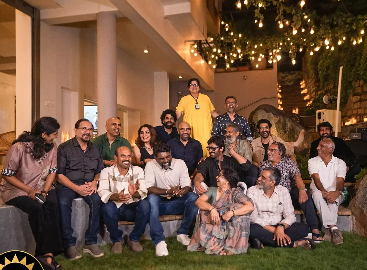 Prabhas, Rajamouli Reunite to Celebrate Baahubali