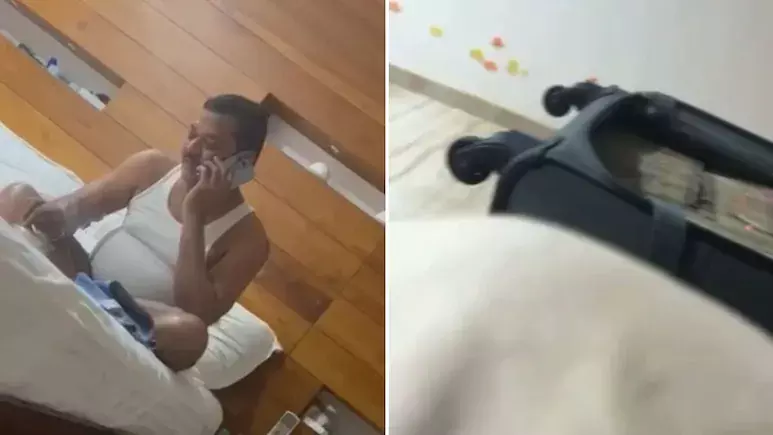 Row over Shinde Sena MLA Exposed with Cash Row over Shinde Sena MLA Exposed with Cash