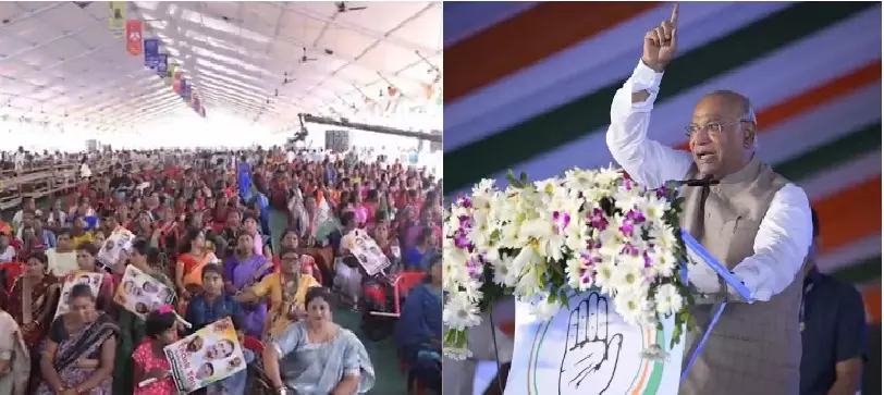 Kharge Slams BJP In Bhubaneswar Rally