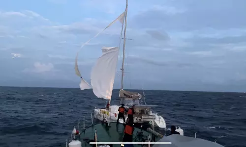 Indian Coast Guard Rescues Two US National Stranded In A Distressed Yacht