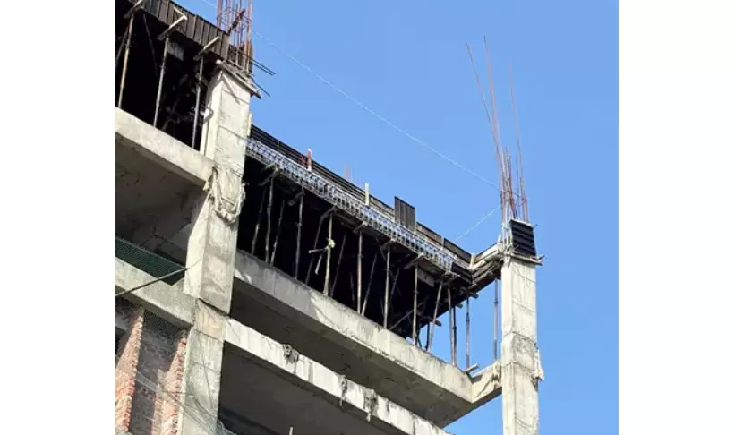 Four Workers Injured, Two Critical, as Roof Slab Collapses at BRS MLAs Anurag University