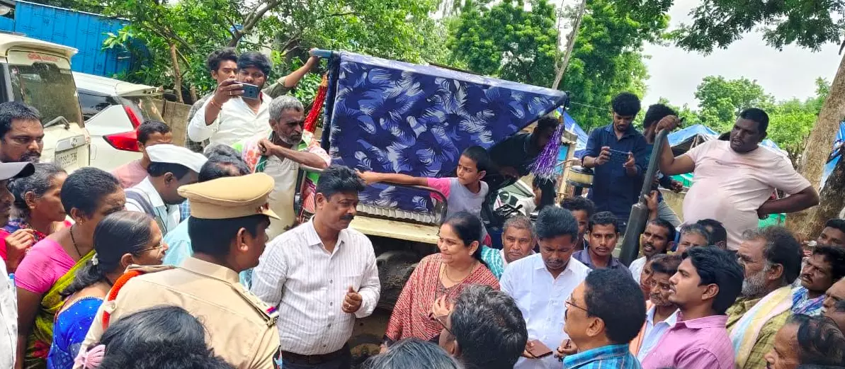 Kukunoor Mandal Residents To Vacate Houses Temporarily