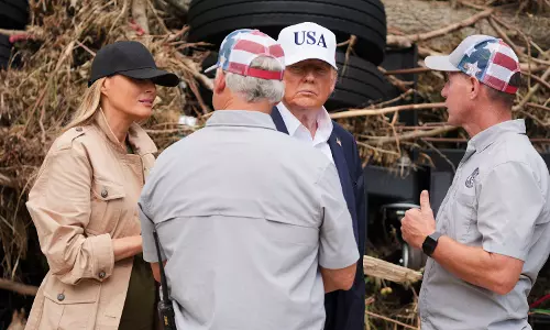 Trump Tours Texas Flood Sites, Praises Response Amid FEMA Cuts Debate