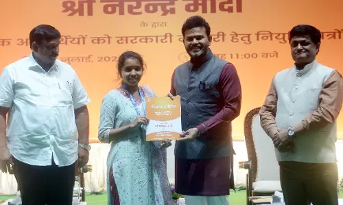 Rammohan Naidu Presents 52 Appointment Letters at Rozgar Mela in Vizag