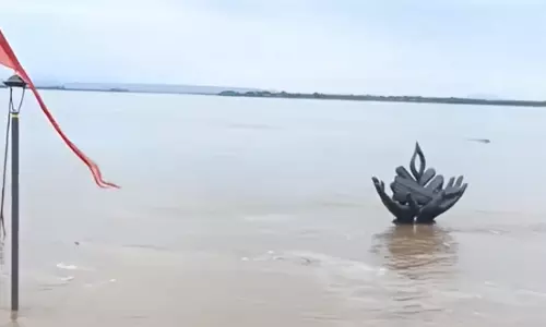 Pranahita River Overflows Inundating Cotton Crops In Komaram Bheem Asifabad