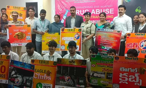 EAGLE Conducts Surprise Checks Near Schools, Colleges In Vijayawada