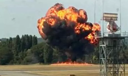 Small Plane Crashes at London Southend Airport