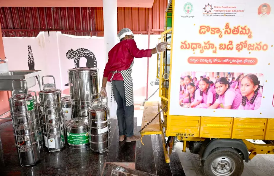 Smart Central Kitchen For School MDM Scheme In Kadapa