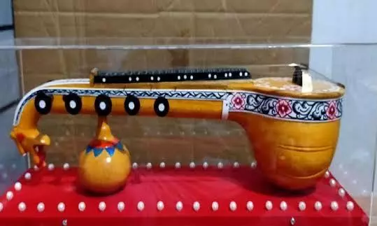 National Spotlight on Bobbili Veena in New Delhi Today