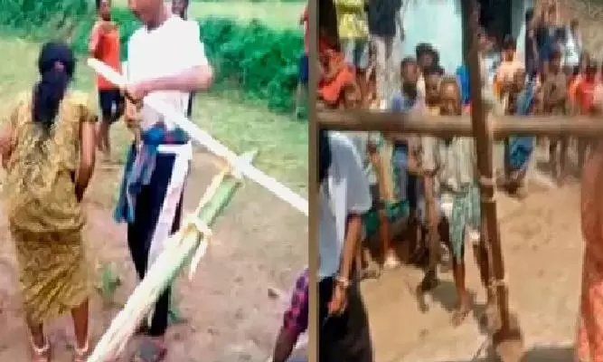 Couple in Odisha’s Koraput Forced to Till Land Like Bullocks for Marrying Within Same Lineage Couple in Odisha’s Koraput Forced to Till Land Like Bullocks for Marrying Within Same Lineage