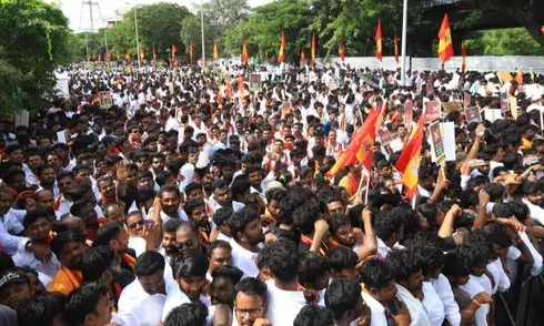 Vijay Leads Protest Over TN Custodial Death Vijay Leads Protest Over TN Custodial Death