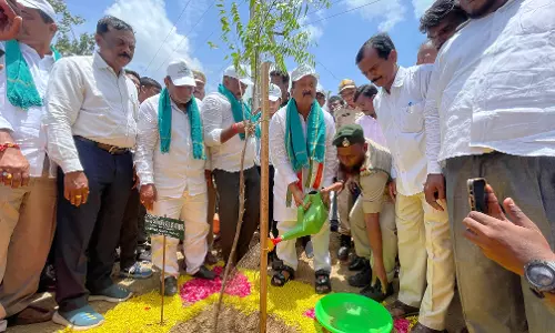 Shabbir for Statewide Tree Planting at Vanamahotsavam