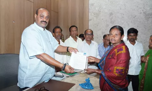 Minister Kinjarapu Atchannaidu Distributes House Plots to Homeless