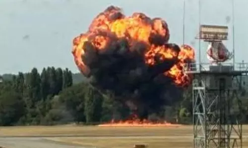 Small Plane Crashes at London Southend Airport
