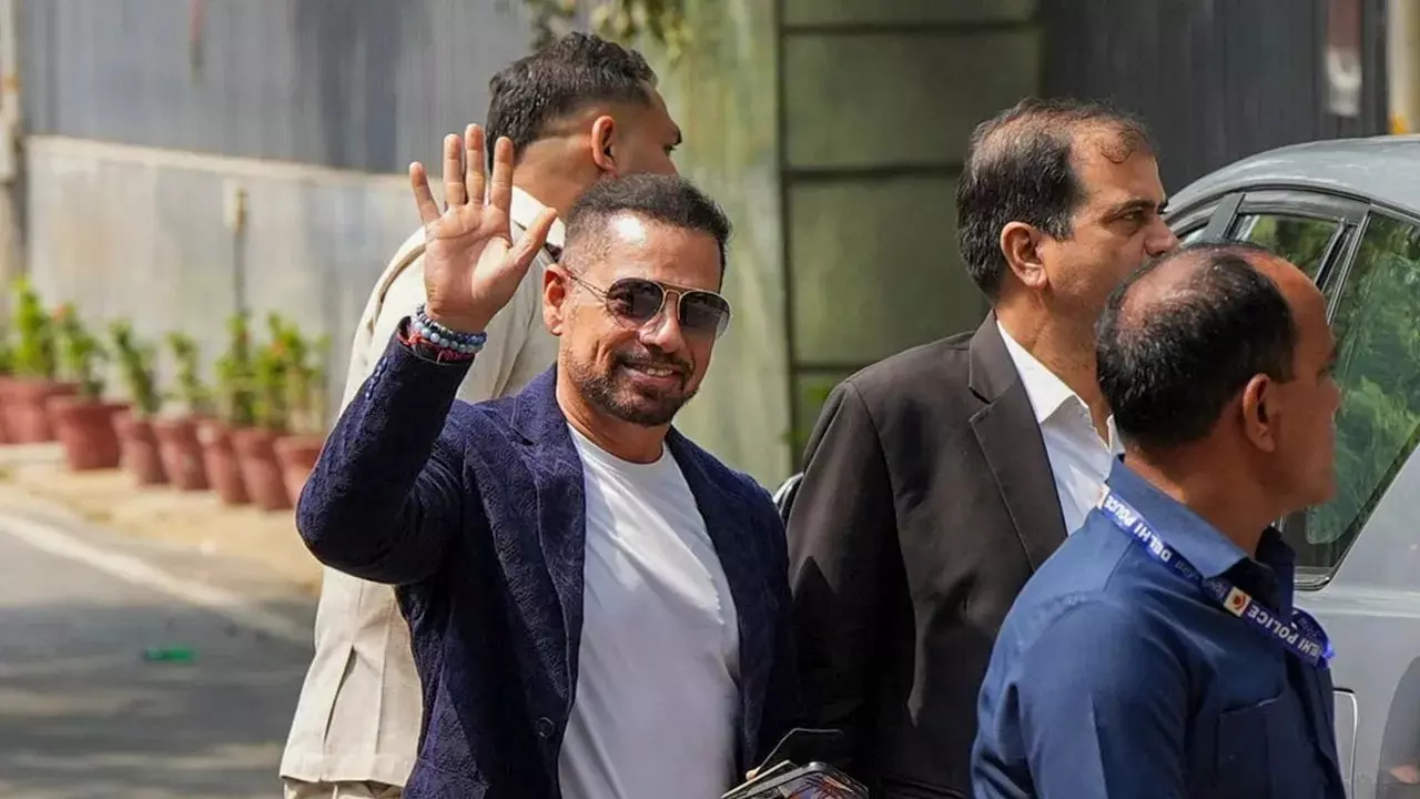 Robert Vadra Appears Before ED in Sanjay Bhandari Case