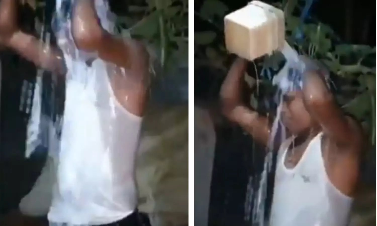 Assam Man Bathes in Milk to Celebrate Divorce, Says “I Am Free”