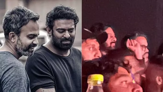 Prabhas, Prashanth Neel Spotted At F1 Screening