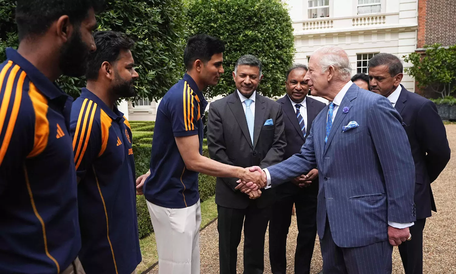 A Day After Defeat At Lords, King Charles III Hosts Shubman Gill and Co