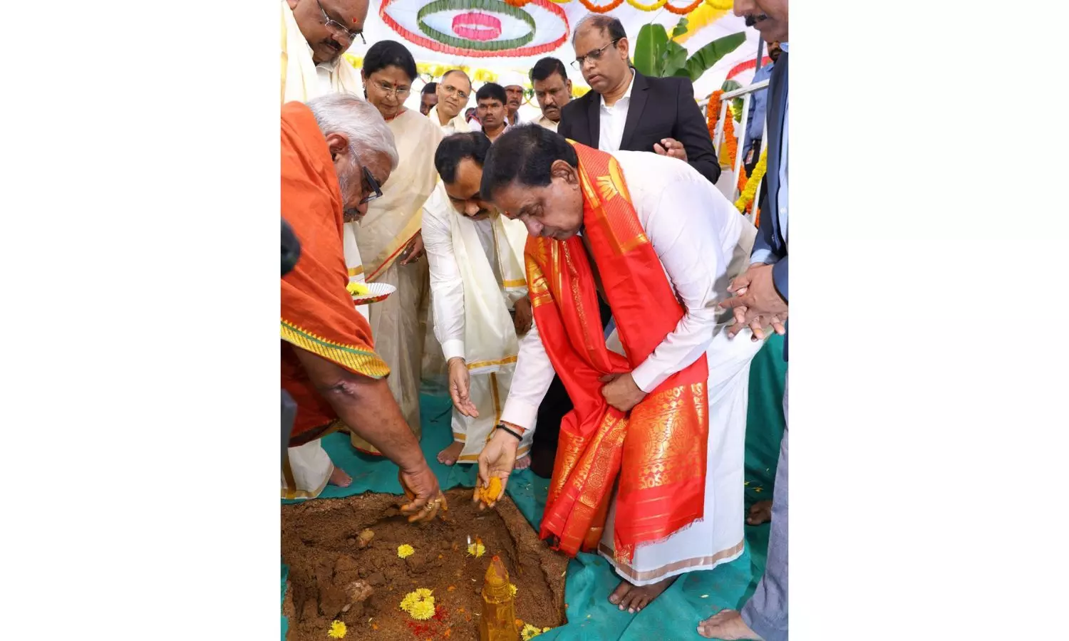 Foundation Laid for IOC Gas Storage Facility in Tirumala
