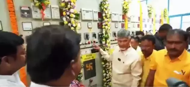 Andhra Pradesh: CM Releases Water From Handri-Neeva Project Andhra Pradesh: CM Releases Water From Handri-Neeva Project