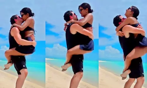 Priyanka Chopra, Nick Jonas Beach Romance Video Goes Viral