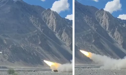 India Tests Akash Prime Missile in Ladakh India Tests Akash Prime Missile in Ladakh