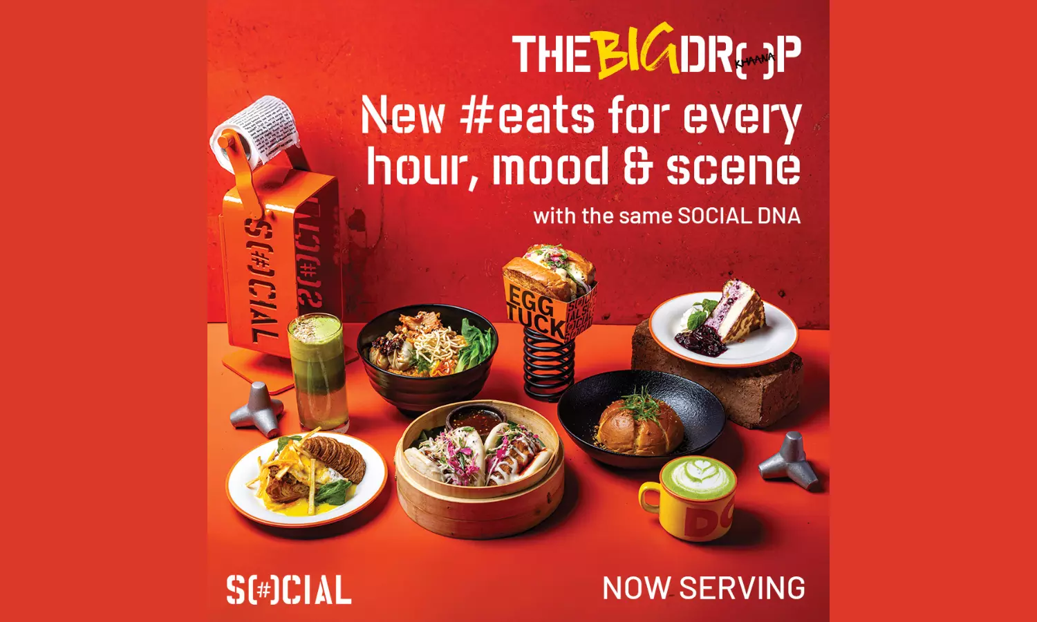 SOCIAL Launches Bold New Plates Across Its All-Day Menu