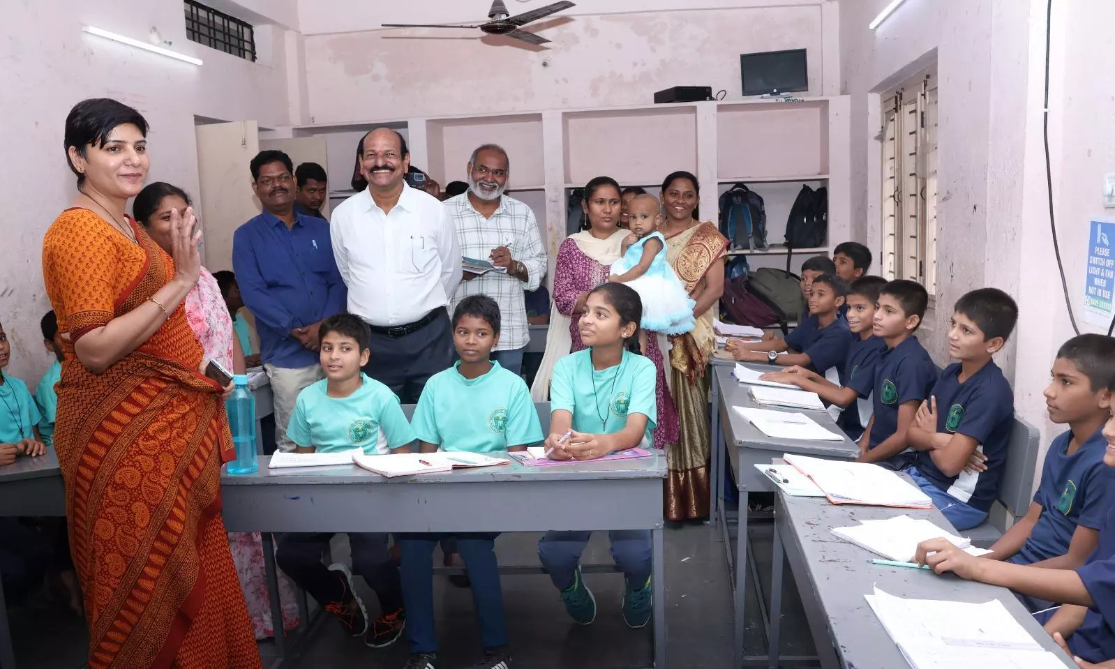 No Backbenches in Government Schools in Hyderabad