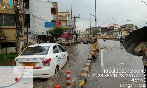 Heavy Rain Lashes Hyderabad