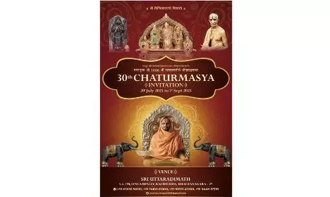 Uttaradi Mutt Seer to Commence Chaturmasya Deeksha in Hyderabad Today