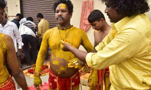 Pothurajus Sacrifice a Lot to be Bonalu’s Fearless Guardians Pothurajus Sacrifice a Lot to be Bonalu’s Fearless Guardians
