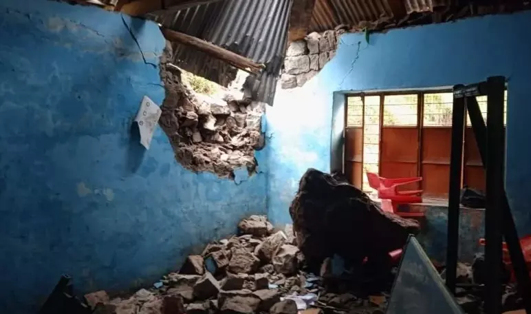 5-Year-Old Killed, 5 Injured as Landslide Hits School in J&Ks Poonch