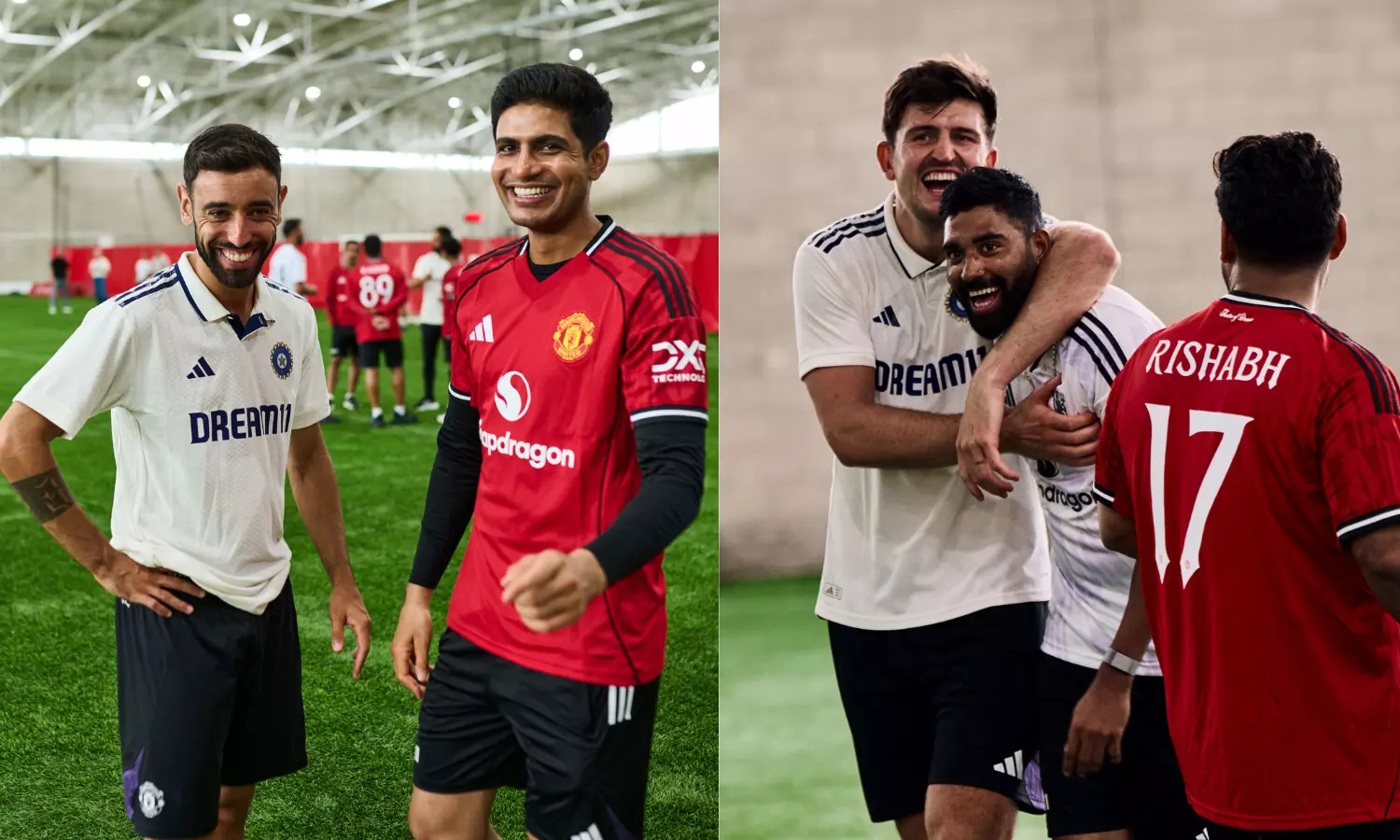 What Siraj, Gill and Team India Stars Discussed With Manchester United Players?