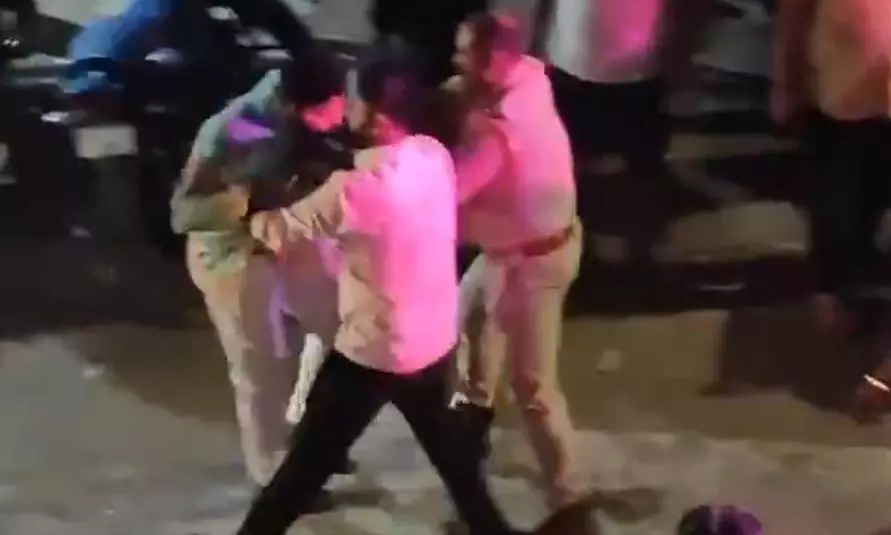 SI, Cops Attacked During Bonalu SI, Cops Attacked During Bonalu