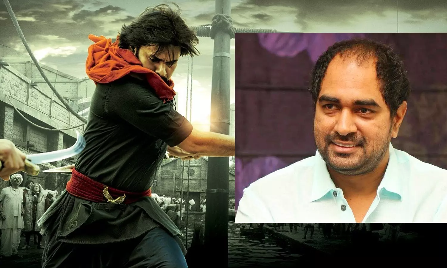 Hari Hara Veera Mallu Director Raises A Toast To Pawan Kalyan, AM Ratnam