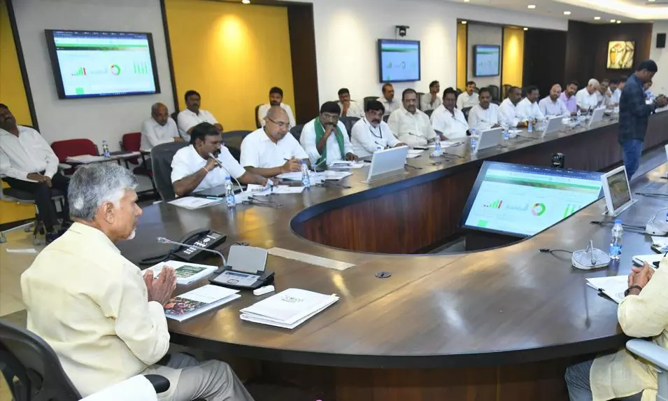 Naidu Calls For Satellite Survey To Find Out Details Of Crops And Lands