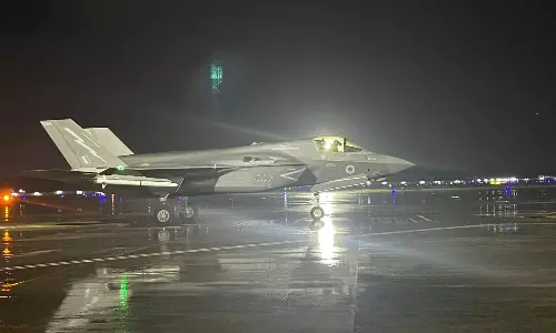 Stranded British Stealth Fighter Jet Flies Back Finally