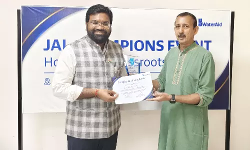 Three Youths From Anantapur Win National Jal Champion Awards