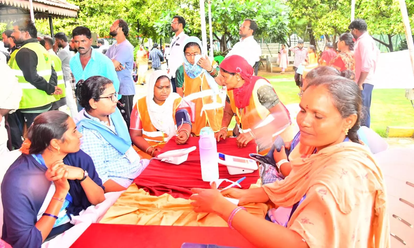 Medical Camp Held for GHMC Workers Medical Camp Held for GHMC Workers