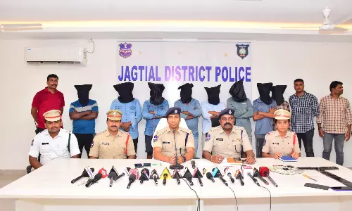 Eight-Member Dacoit Gang Busted In Jagtial