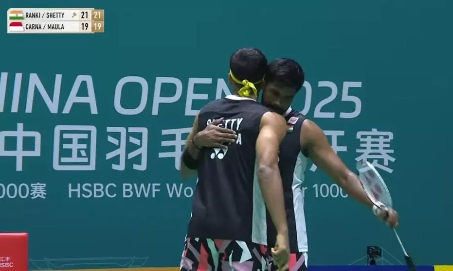 China Open: Satwik-Chirag Strom into Quarterfinals China Open: Satwik-Chirag Strom into Quarterfinals