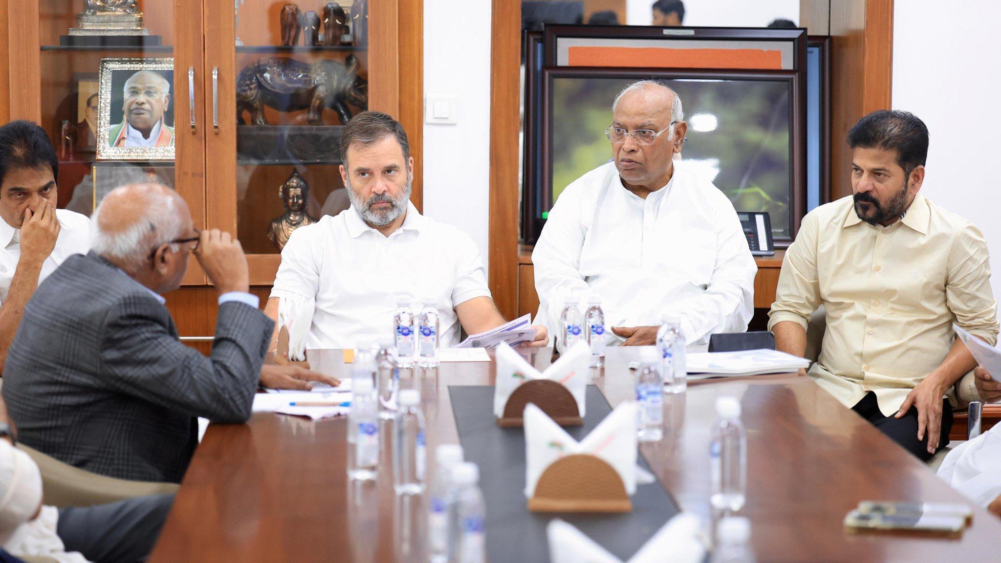 Telangana CM Pitches OBC Reservation Model to Congress Leadership